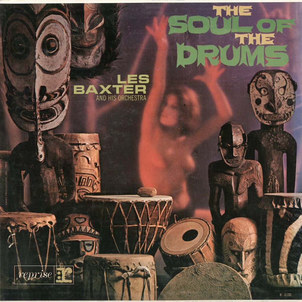 Les Baxter And His Orchestra The Soul Of The Drums R-6100 LP 1963 US Reprise