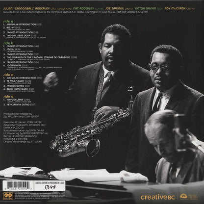 Cannonball Adderley / キャノンボール・アダレイ / Swingin' In Seattle: Live At The Penthouse (1966-1967) (RTRLP001)