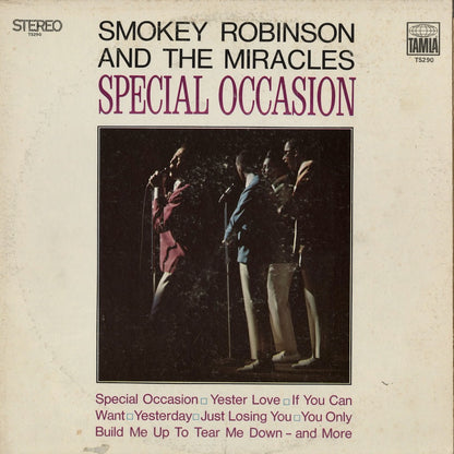 Smokey Robinson & The Miracles - Special Occasion (TS290) LP 1968 US TAMLA｜中古LP