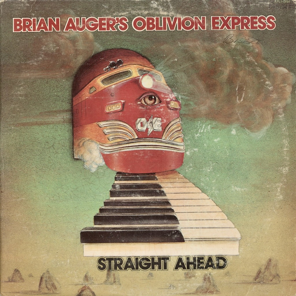 Brian Auger – Straight Ahead (APL1-0454) LP 1974 US RCA | 中古LP