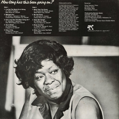 Sarah Vaughan / サラ・ヴォーン / How Long Has This Been Going On? (MTF 1100)