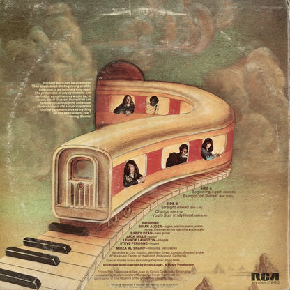 Brian Auger – Straight Ahead (APL1-0454) LP 1974 US RCA | 中古LP
