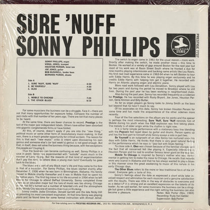 Sonny Phillips - Sure 'Nuff (PRST 7737) LP 1970 US Prestige｜中古LP