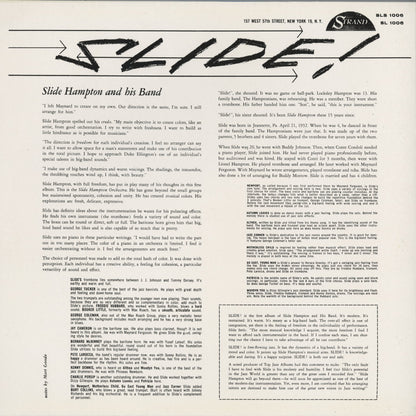 Slide Hampton / スライド・ハンプトン / And His Horn Of Plenty (SLS 1006)