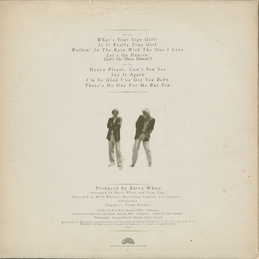 Mr. Danny Pearson / ダニー・ピアソン / Barry White Presents Mr. Danny Pearson (JZ 35633)