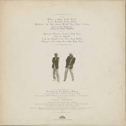 Mr. Danny Pearson / ダニー・ピアソン / Barry White Presents Mr. Danny Pearson (JZ 35633)