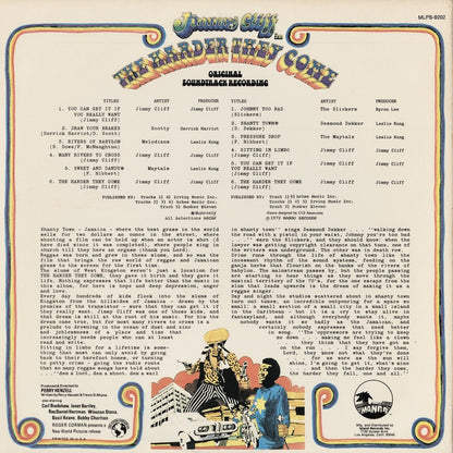 The Harder They Come -OST / ハーダー・ゼイ・カム / Jimmy Cliff (MLPS-9202)