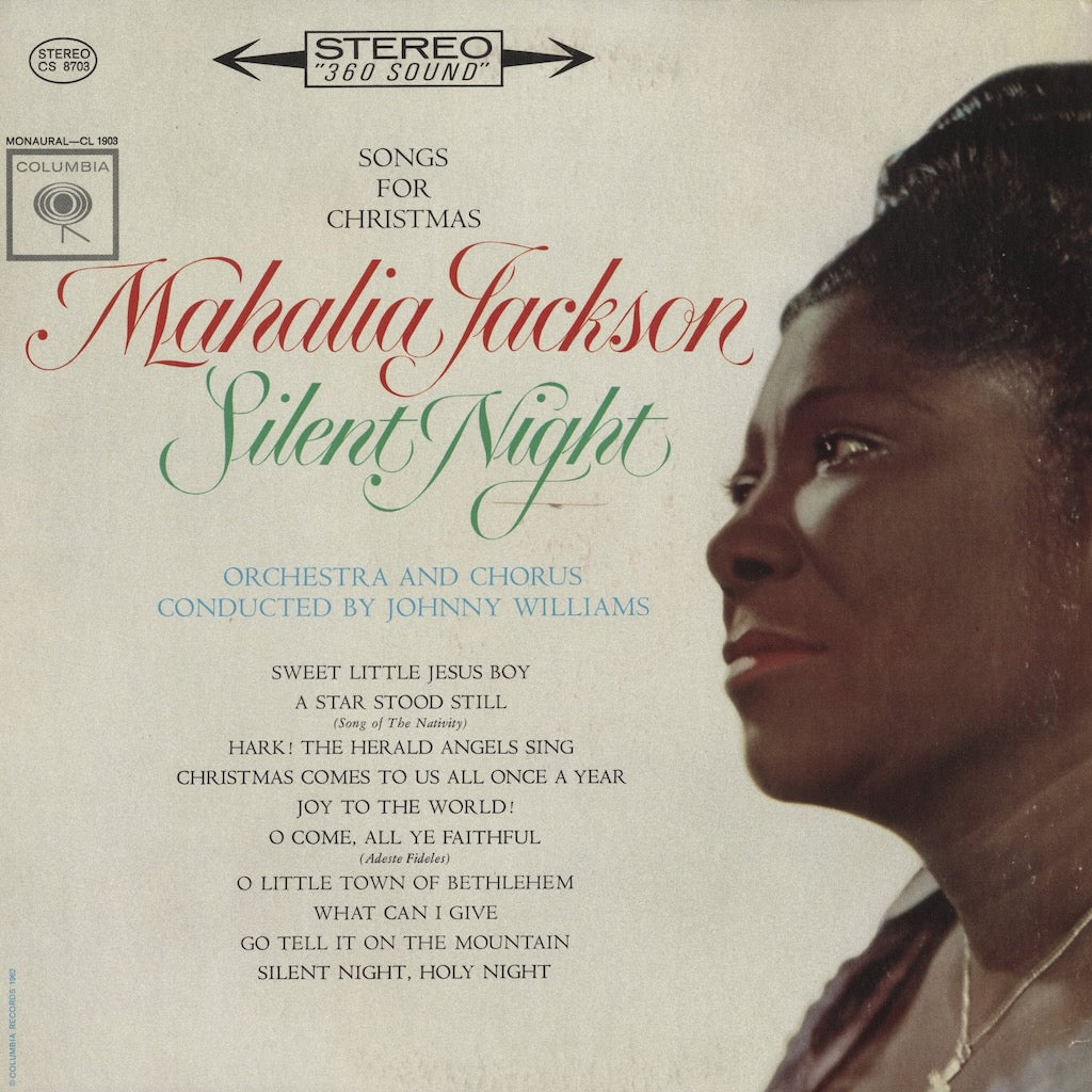 Mahalia Jackson / マハリア・ジャクソン / Silent Night - Songs For Christmas (CS 8703)