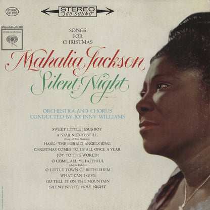Mahalia Jackson / マハリア・ジャクソン / Silent Night - Songs For Christmas (CS 8703)
