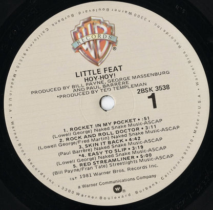 Little Feat - Hoy-Hoy! (2BSK 3538) 1981 US Warner Bros.｜中古LP