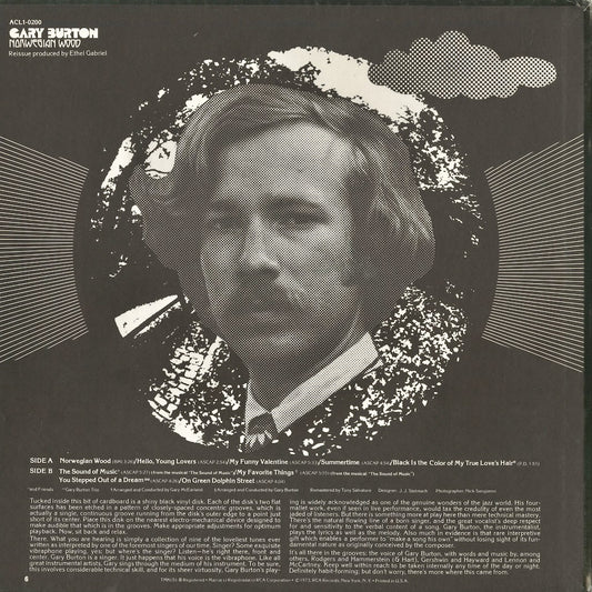 Gary Burton – Norwegian Wood (ACL1-0200) LP 1973 US RCA Camden | 中古LP