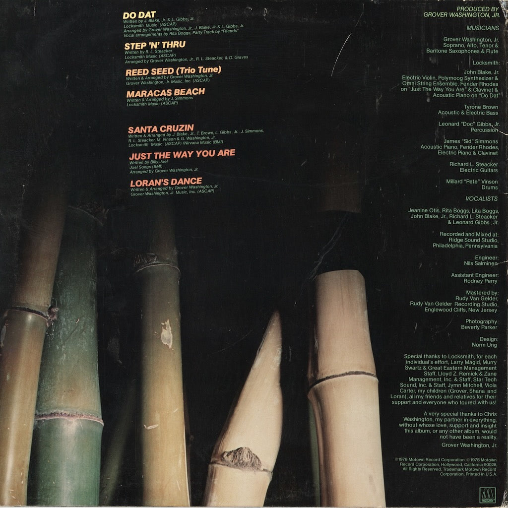 Grover Washington Jr. / グローヴァー・ワシントン・ジュニア / Reed Seed (M7-910R1)