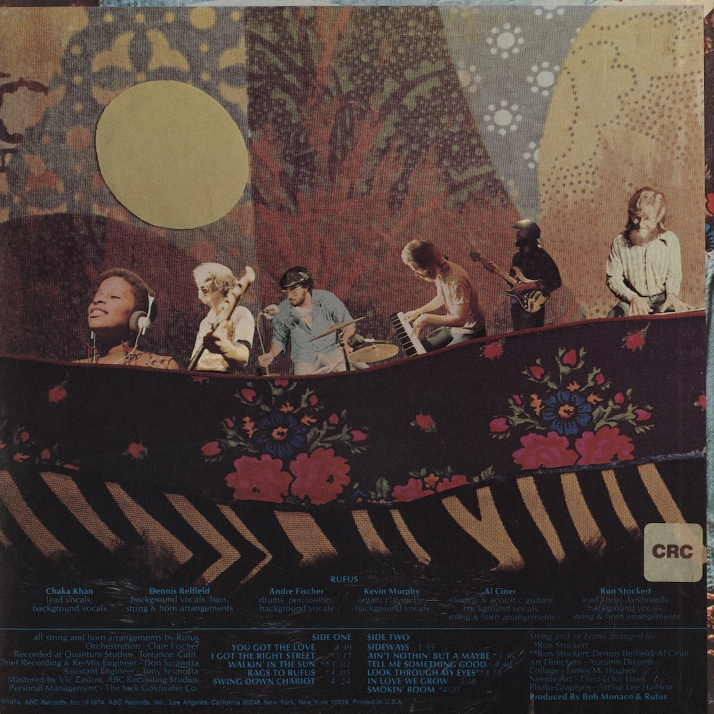 Rufus / ルーファス / Rags To Rufus (ABCX-809)