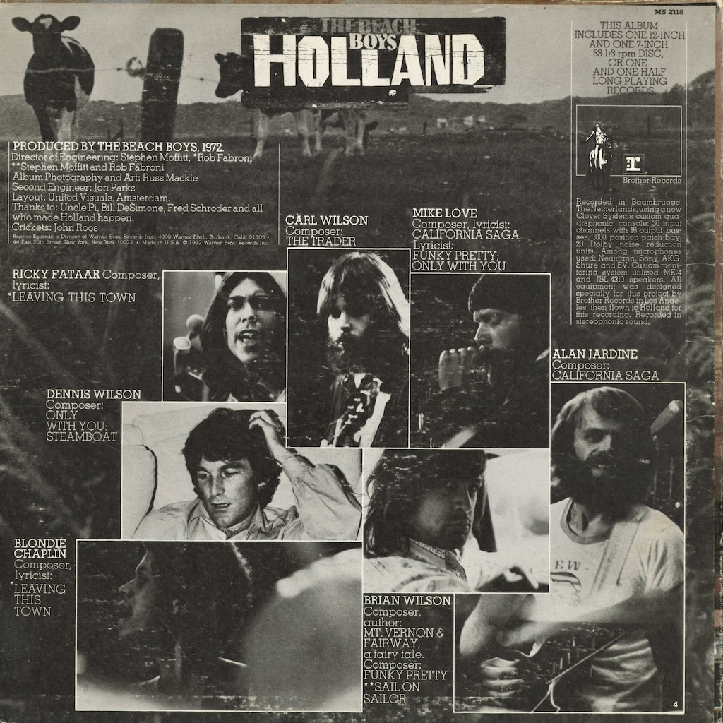 The Beach Boys - Holland (MS 2118) 1973 US Reprise｜中古LP