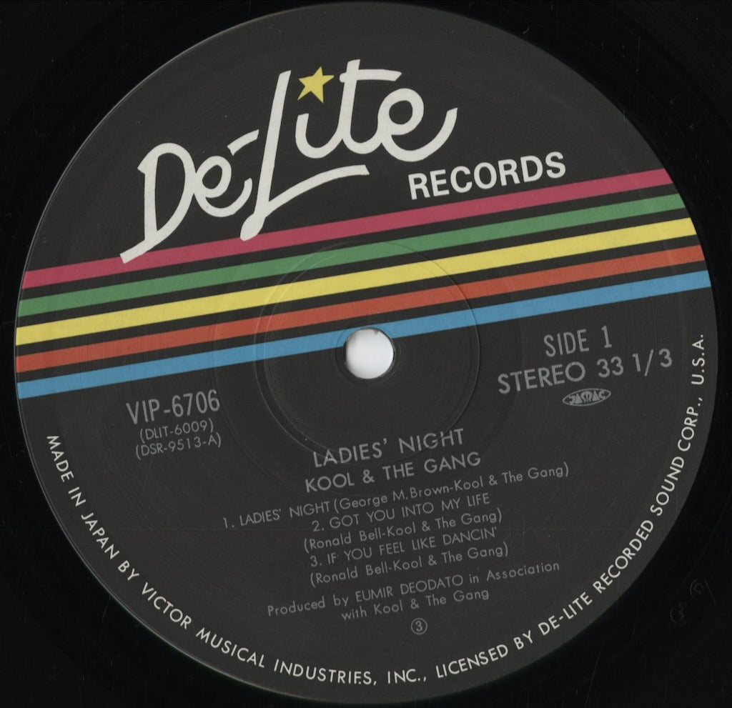 Kool & The Gang - Ladie's Night (VIP-6706) 1979 JPN De-Lite｜中古LP