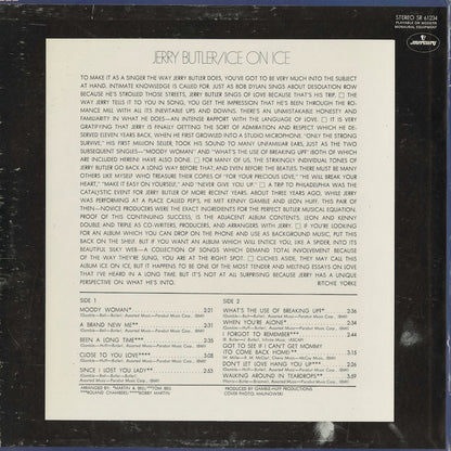 Jerry Butler - Ice On Ice (SR-61234) 1969 US Mercury｜中古LP