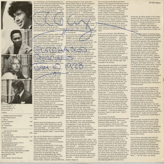 Monty Alexander - Monty Strikes Again (5D 064-99437) 1976 NLD MPS｜中古LP