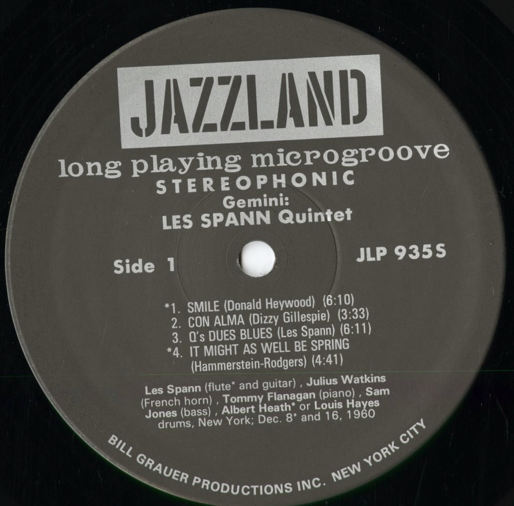 Les Spann - Gemini (WWLJ-7073) 1994 JPN Jazzland / Wave Jazz Classics｜中古LP
