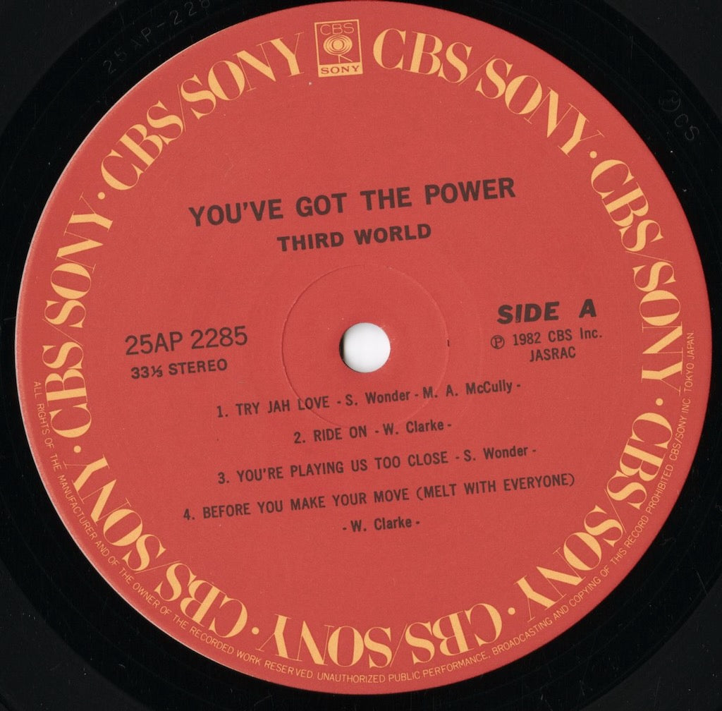 Third World / サード・ワールド / You've Got The Power (25AP 2285)