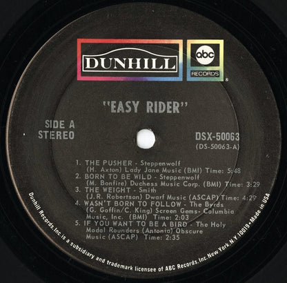 Easy Rider -OST / ダン・フォーゲルバーグ / Music: The Byrds, Jimi Hendrix etc (DSX 50063)