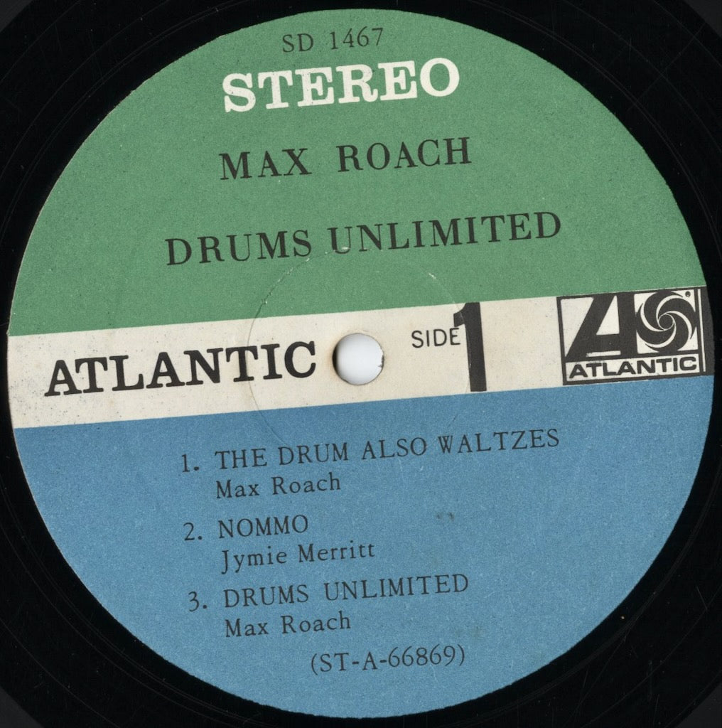Max Roach – Drums Unlimited (SD 1467) LP 1966 US Atlantic｜中古LP