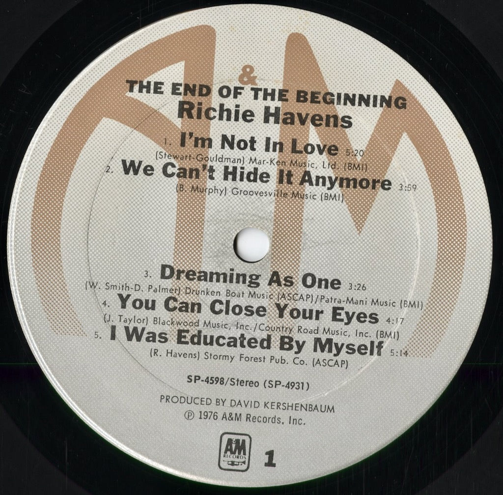Richie Havens - The End Of The Beginning (SP-4598) 1976 US A&M｜中古LP