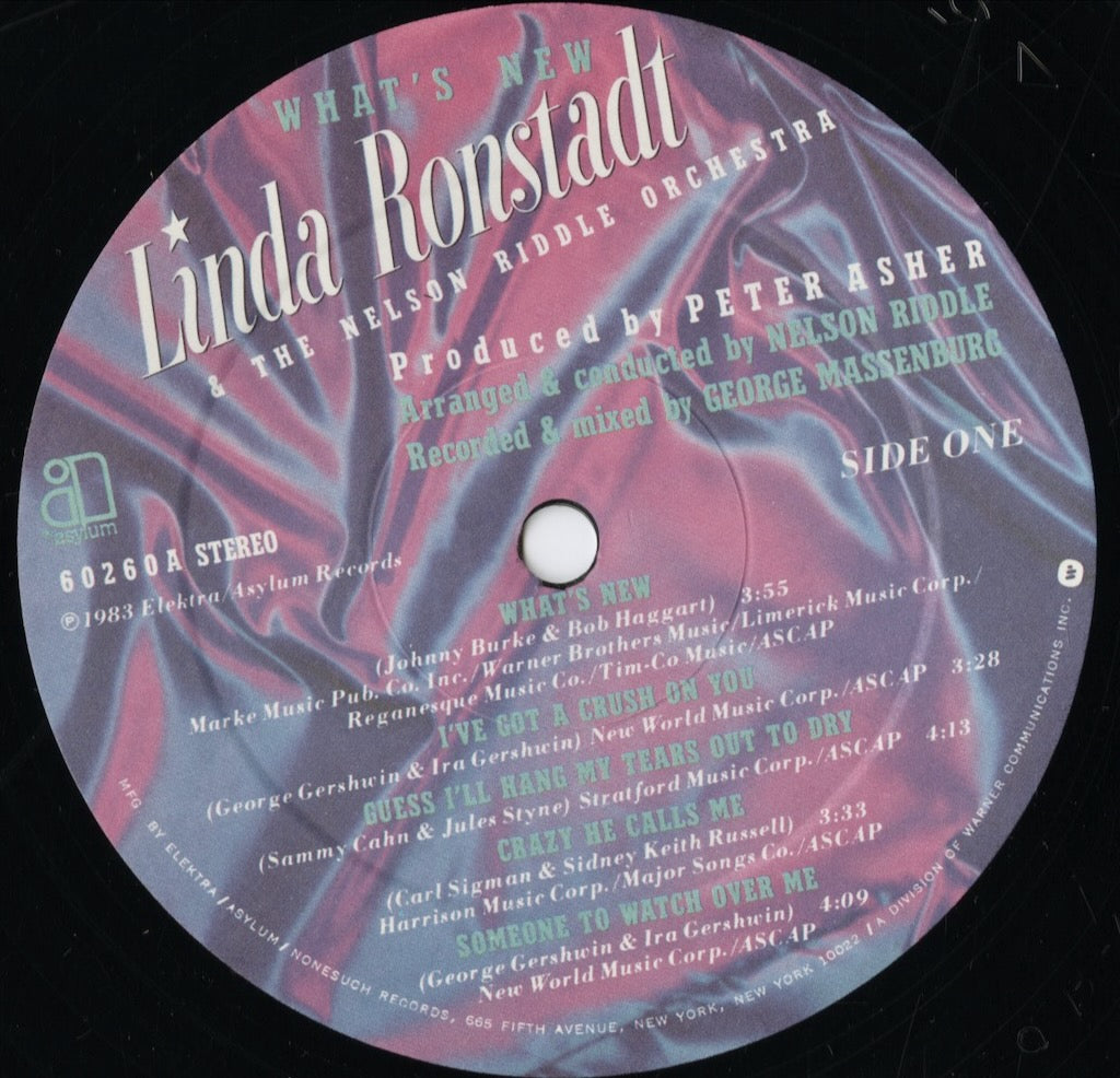 Linda Ronstadt - What's New (9 E1-60260) LP 1983 US Asylum｜中古LP
