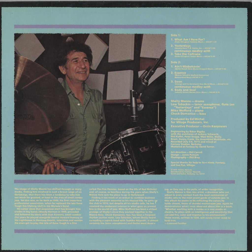 Shelly Manne / シェリー・マン / Essence  (GXY-5101)