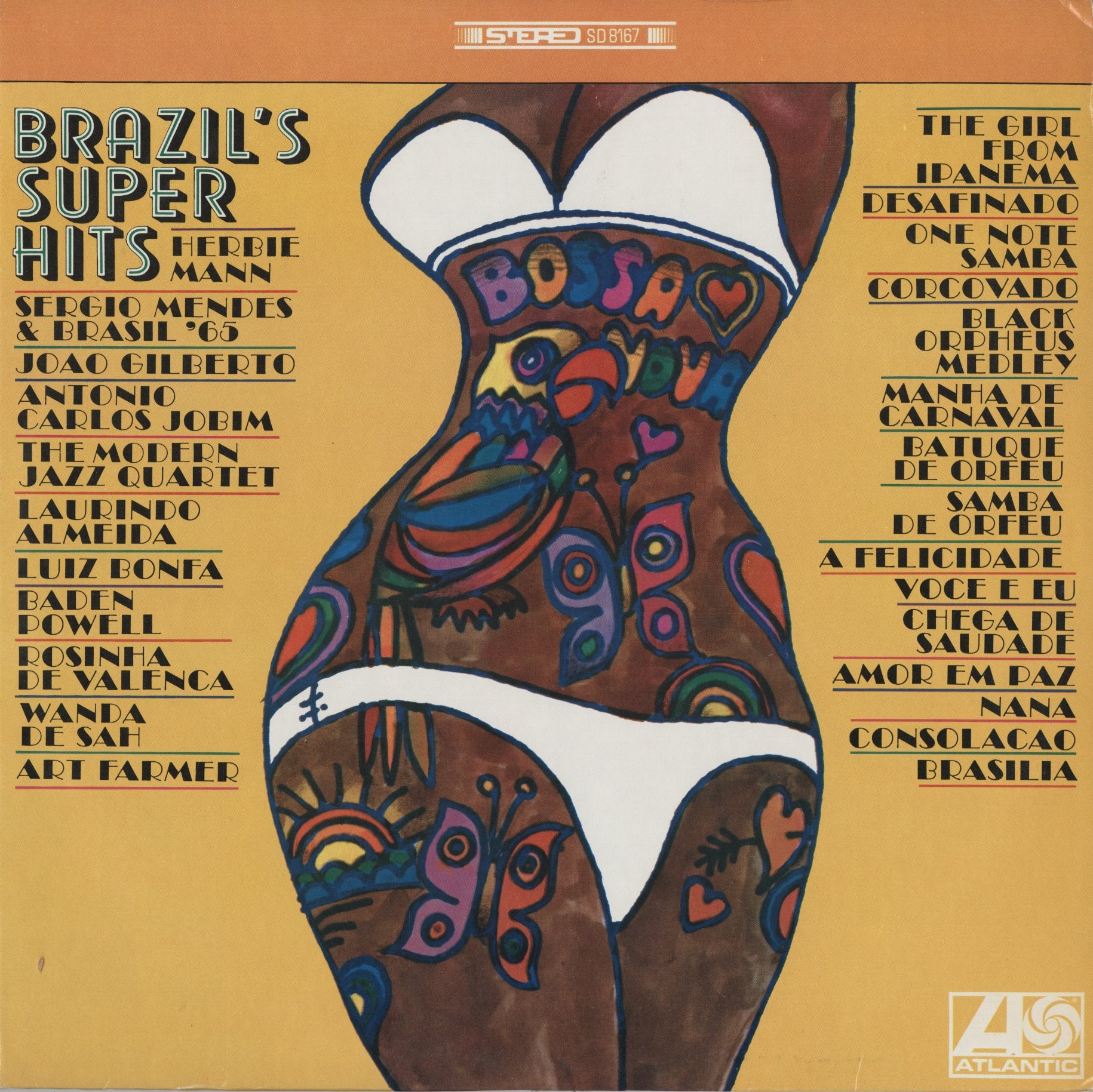 Various Artists『Brazil's Super Hits』(SD 8167) 68 US Atlantic
