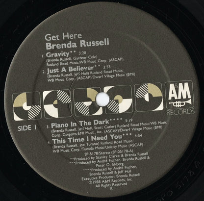 Brenda Russell / ブレンダ・ラッセル / Get Here (SP 5178)