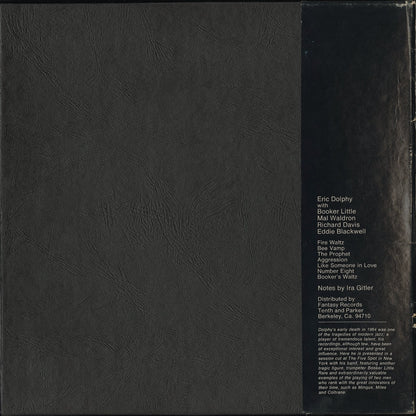 Eric Dolphy - The Great Concert Of Eric Dolphy (P-34002) LP 1974 US Prestige｜中古LP