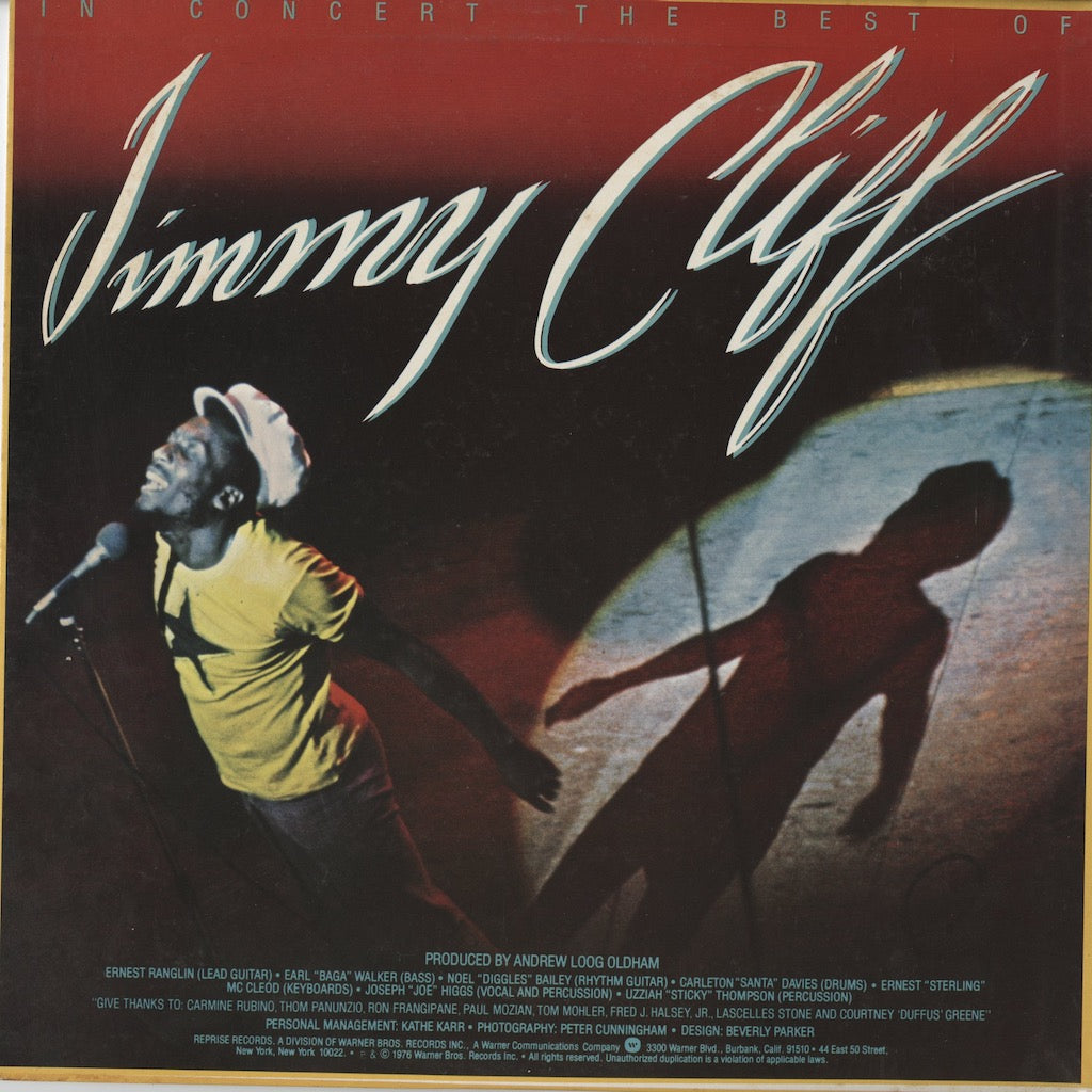 Jimmy Cliff / ジミー・クリフ / In Concert The Best Of Jimmy Cliff(P-10289R)