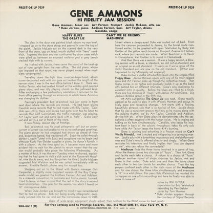 Gene Ammons / ジーン・アモンズ / Hi Fidelity Jam Session (SMJ-6611(M))