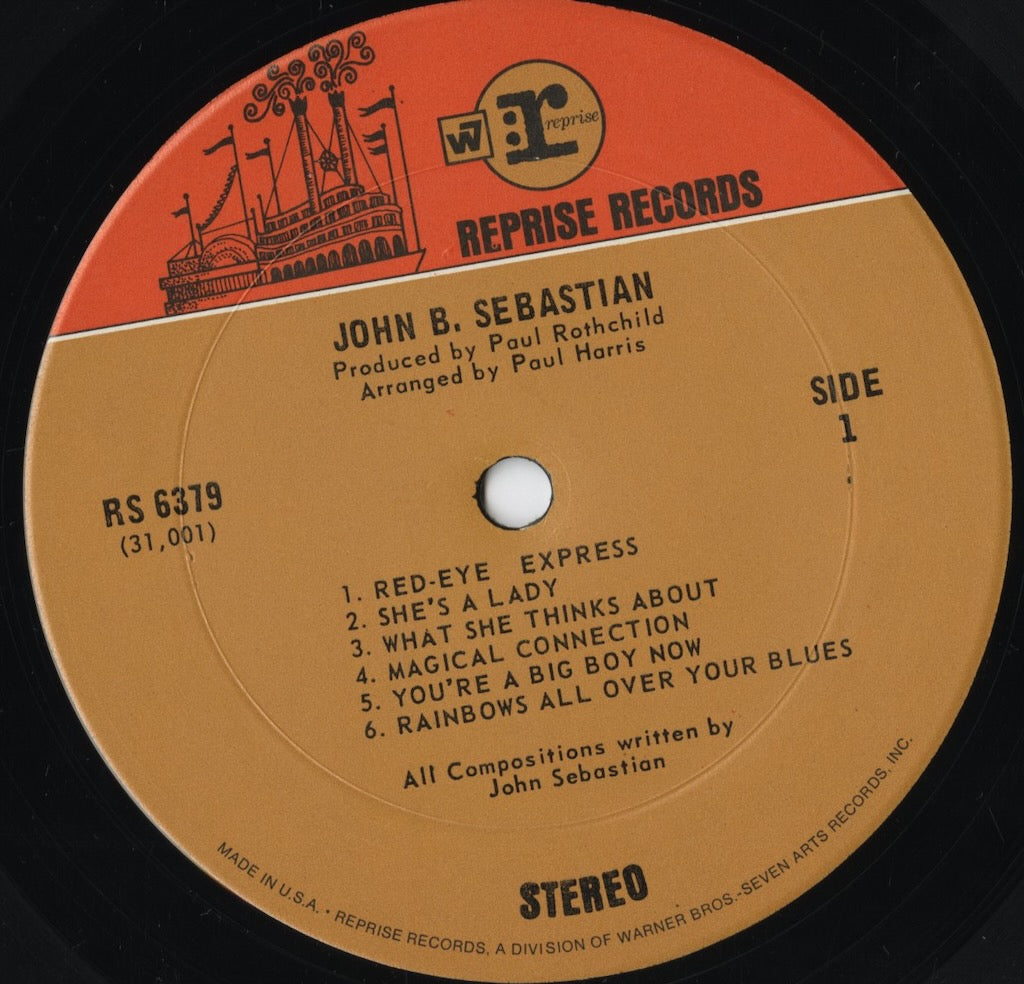 John B. Sebastian – John B. Sebastian (RS 6379) LP 1970 US Reprise | 中古LP