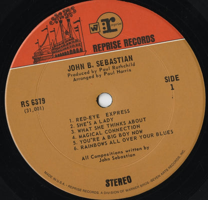 John B. Sebastian – John B. Sebastian (RS 6379) LP 1970 US Reprise | 中古LP