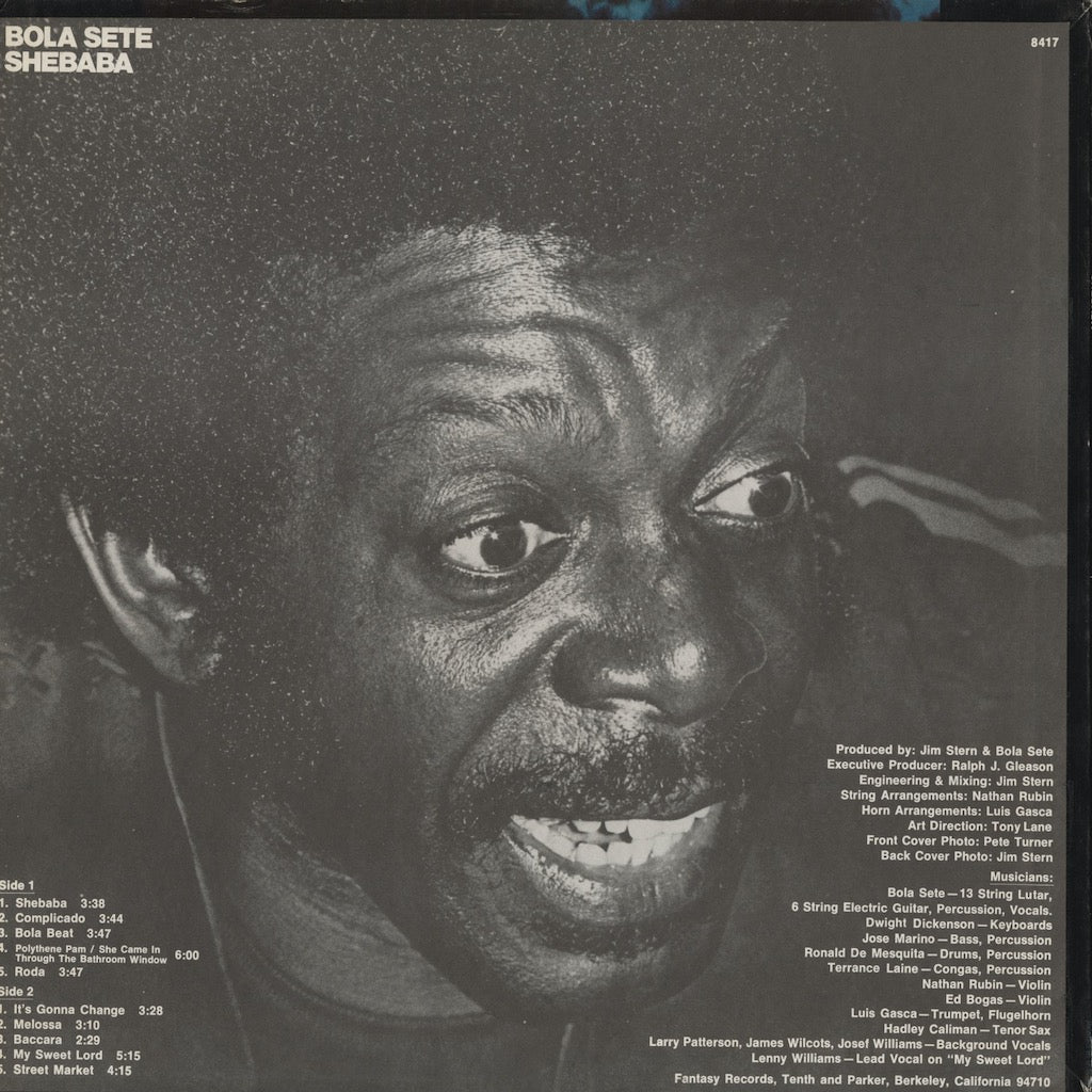 Bola Sete / ボラ・セチ / Shebaba  (FANT-8417)