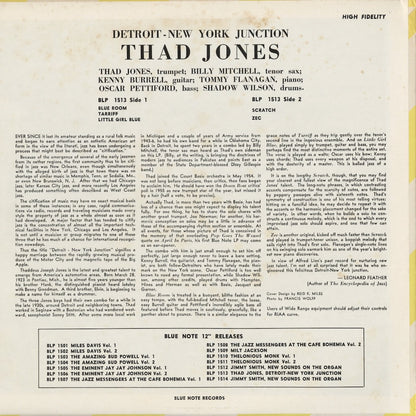 Thad Jones - Detroit-New York Junction (BLP 1513) LP 1975 US Blue Note｜中古LP