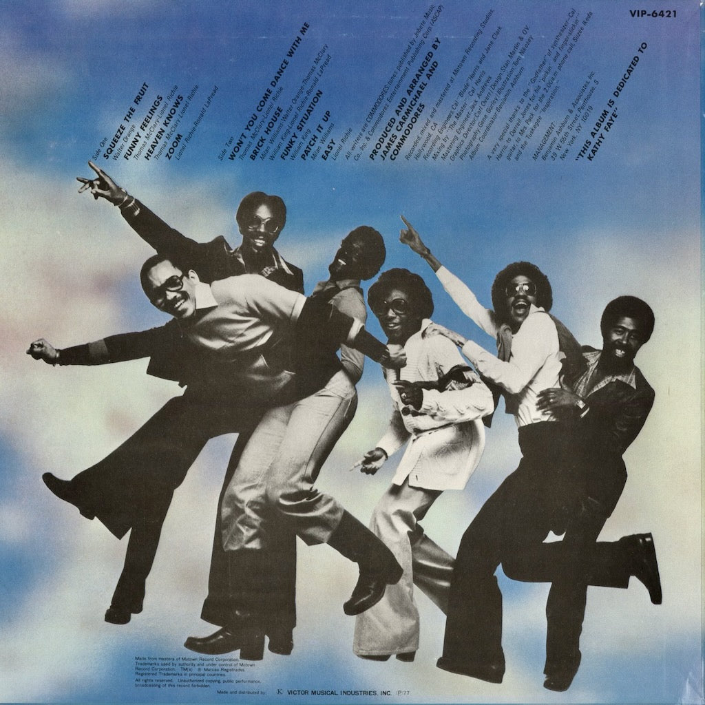 Commodores - Commodores (VIP-6421) 1977 JPN Motown｜中古LP