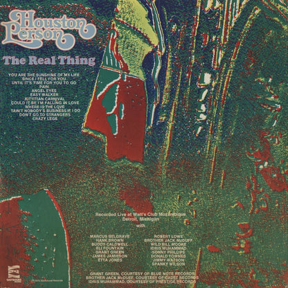 Houston Person / ヒューストン・パースン / The Real Thing (2EB 9010)