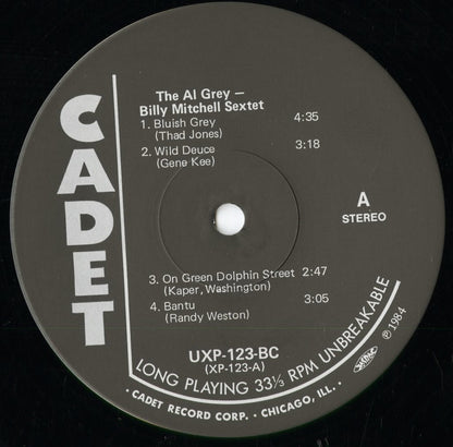The Al Grey, Billy Mitchell Sextet - S.T. (UXP-123-BC) 1984 JPN Cadet｜中古LP