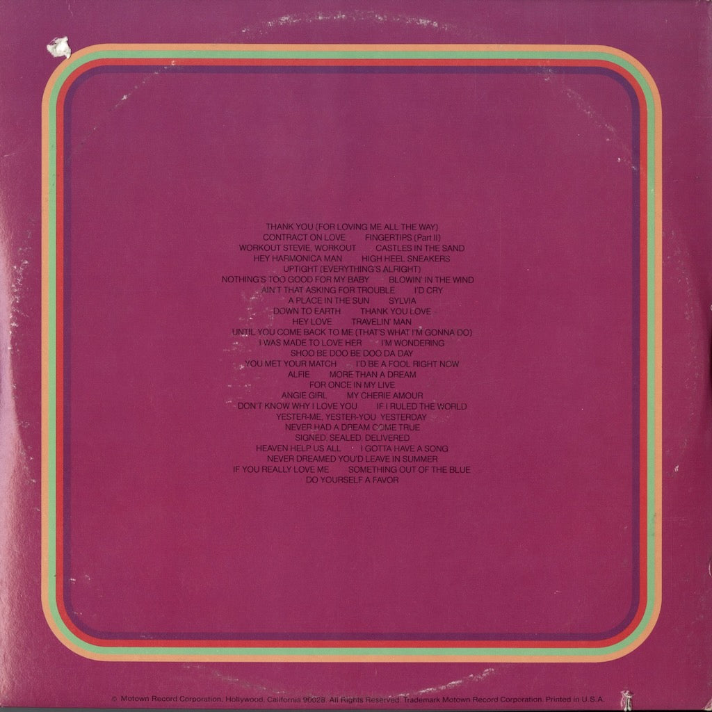 M 804LP3 Stevie Wonder Looking Back 中古レコード 通販 | VOXMUSIC