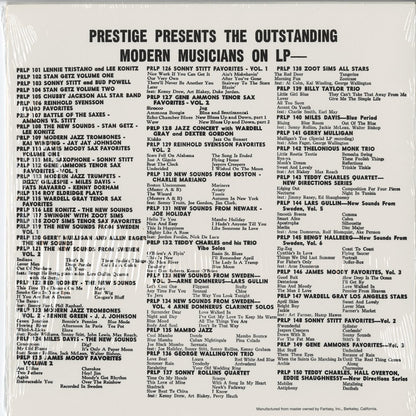 Wardell Gray / ワーデル・グレイ / Los Angeles All Stars (PRLP 147) -10