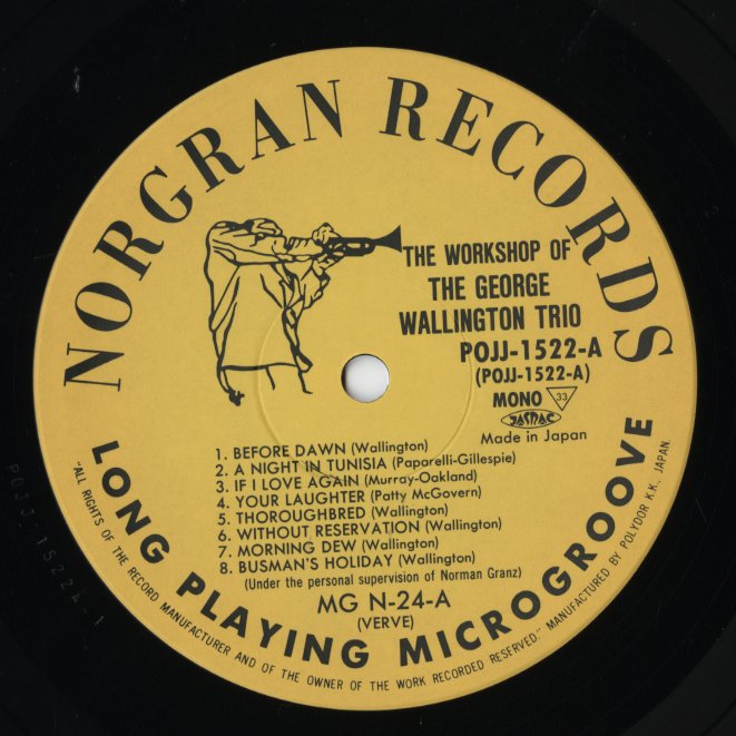 George Wallington Trio & Eddie Costa Trio / ジョージ・ウォリントン, エディ・コスタ / The Workshop Of The George Wallington Trio & Eddie Costa Trio (POJJ 1522)