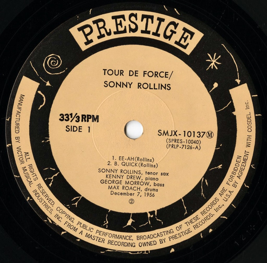 Sonny Rollins / ソニー・ロリンズ / Tour De Force (SMJX-10137(M))