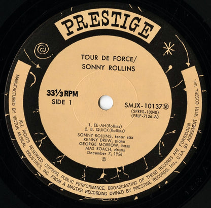 Sonny Rollins / ソニー・ロリンズ / Tour De Force (SMJX-10137(M))