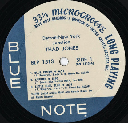 Thad Jones - Detroit-New York Junction (BLP 1513) LP 1975 US Blue Note｜中古LP