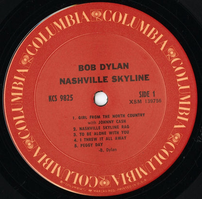 Bob Dylan / ボブ・ディラン / Nashville Skyline (KCS 9825)