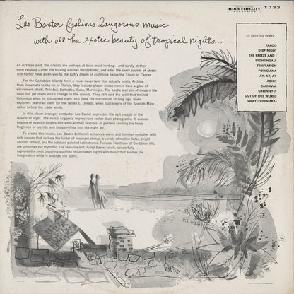 Les Baxter - Caribbean Moonlight (T733) LP 1956 US Capitol｜中古LP