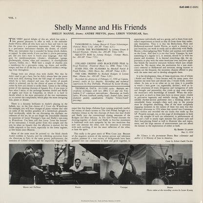 Shelly Manne & His Friends / シェリー・マン / Shelly Manne & His Friends Vol. 1  (OJC-240)