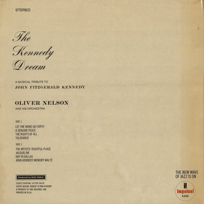 Oliver Nelson And His Orchestra - The Kennedy Dream (AS-9144) LP 1972 US Impulse!｜中古LP